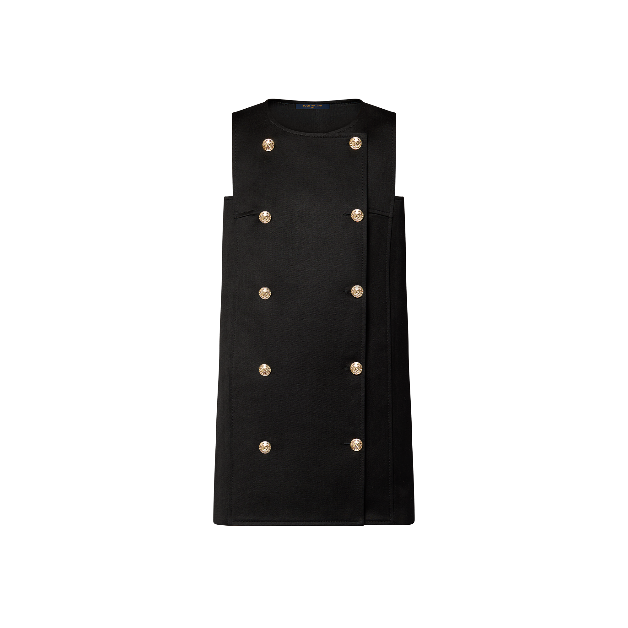 Robe croisée en satin Prêtàporter de luxe Femme LOUIS VUITTON